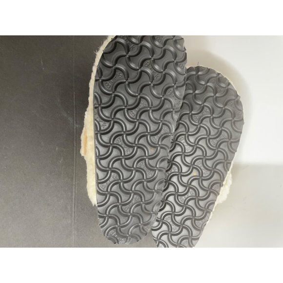 NEW Birkenstock Papillio Boston Big Buckle Shearling Mule Teddy Eggshell 37 US 6 - Picture 7 of 7